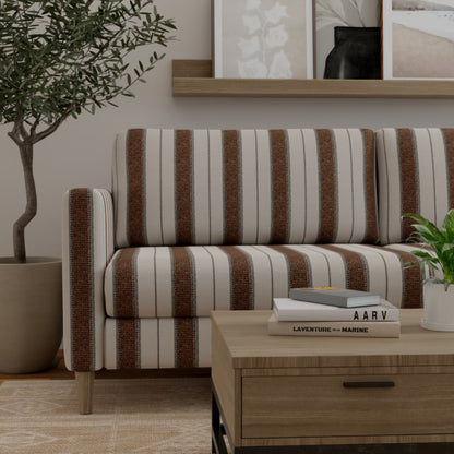 D5091 Hazelnut VALUE STRIPES (Charlotte Fabrics)