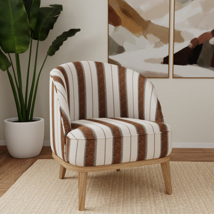 D5091 Hazelnut VALUE STRIPES (Charlotte Fabrics)