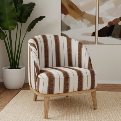 D5091 Hazelnut VALUE STRIPES (Charlotte Fabrics)