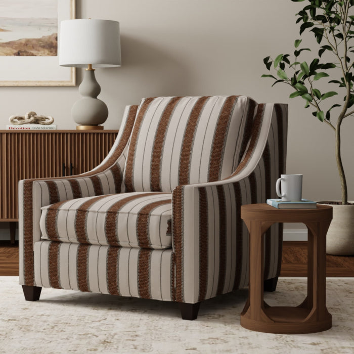 D5091 Hazelnut VALUE STRIPES (Charlotte Fabrics)
