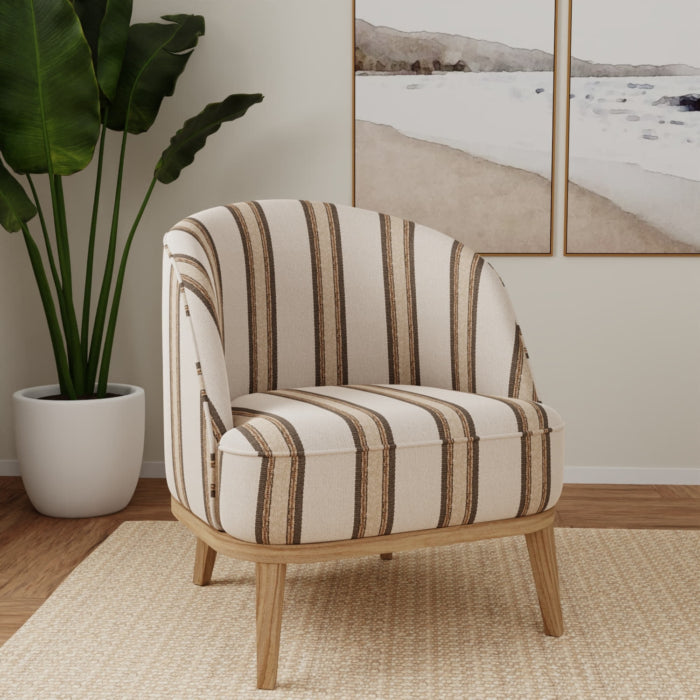 D5092 Putty VALUE STRIPES (Charlotte Fabrics)