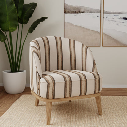 D5092 Putty VALUE STRIPES (Charlotte Fabrics)
