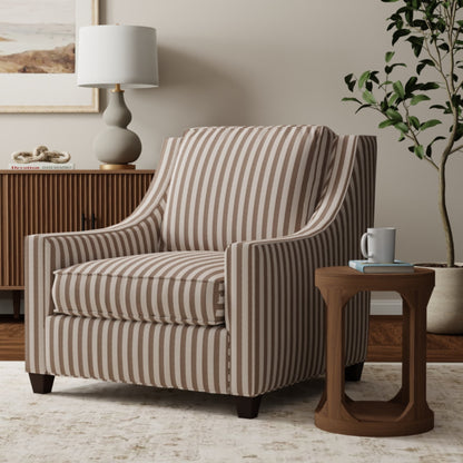 D5094 Taupe VALUE STRIPES (Charlotte Fabrics)