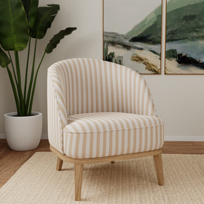D5095 Biscuit VALUE STRIPES (Charlotte Fabrics)