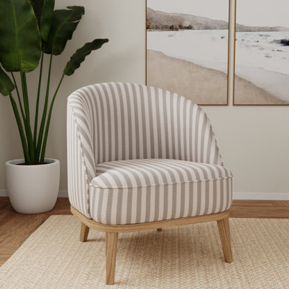D5098 Fog VALUE STRIPES (Charlotte Fabrics)