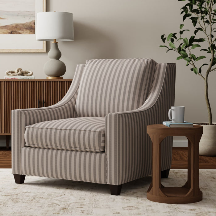 D5098 Fog VALUE STRIPES (Charlotte Fabrics)