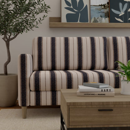 D5102 Denim VALUE STRIPES (Charlotte Fabrics)