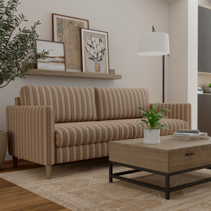 D5109 Sepia VALUE STRIPES (Charlotte Fabrics)