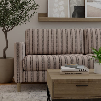 D5111 Graphite VALUE STRIPES (Charlotte Fabrics)