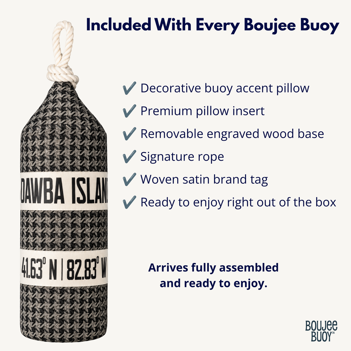 Boujee Buoy™ Custom Pillow - Harbor Hound